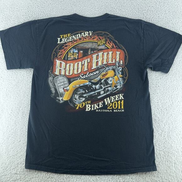 Boot Hill Saloon Shirt Mens Large 70th Bike Week Daytona Beach Motorcycle 2011 - Picture 2 of 7
